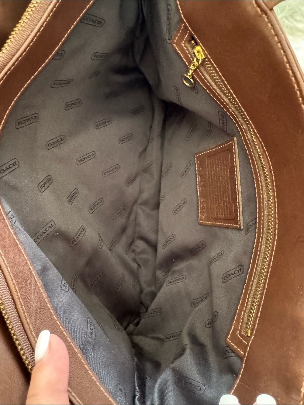 Vintage Coach Bleecker Basket Tote L8D-9302, - Picture 11 of 12